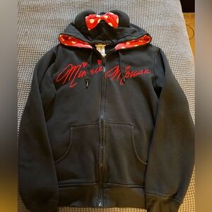 Disney Black and Red Minnie Mouse Hoodie